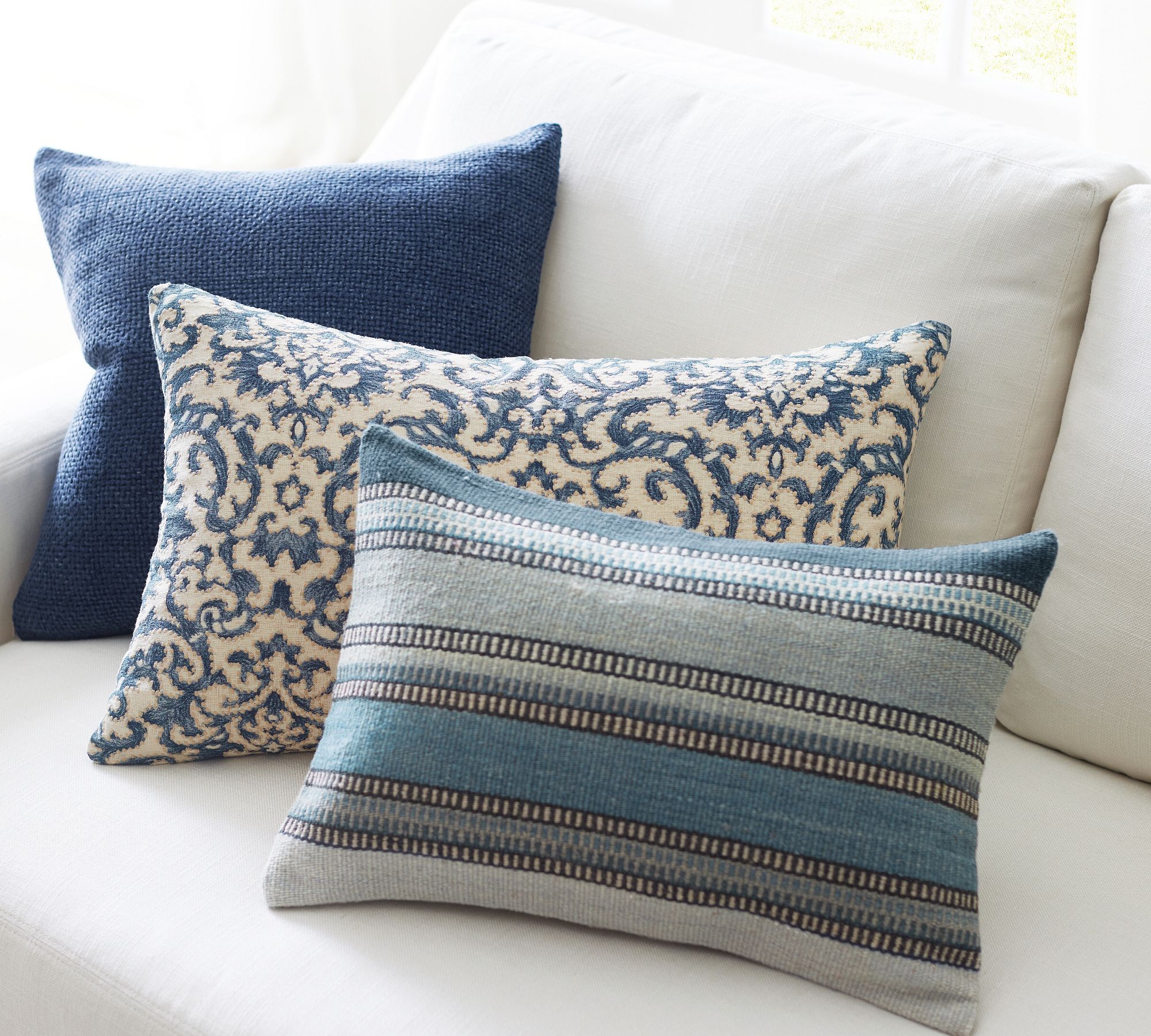 Reilley Embroidered Lumbar Pillow thumbnail 3