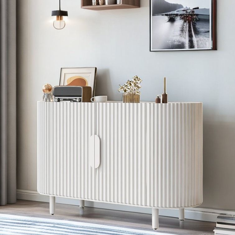 Carmeshia Wide Curved Sideboard thumbnail 2