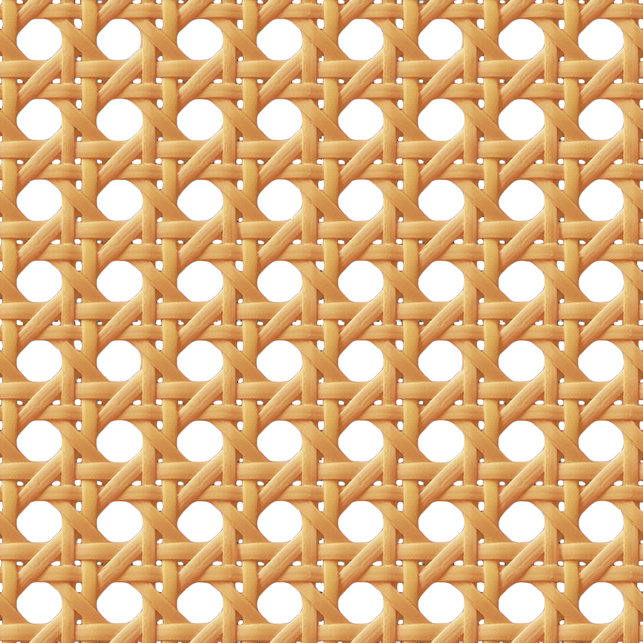 NeatMethod Cane and Wood Decorative Bin thumbnail 3