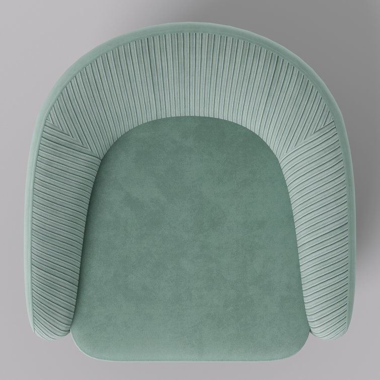 Leticha Swivel Down Cushion Barrel Chair thumbnail 3