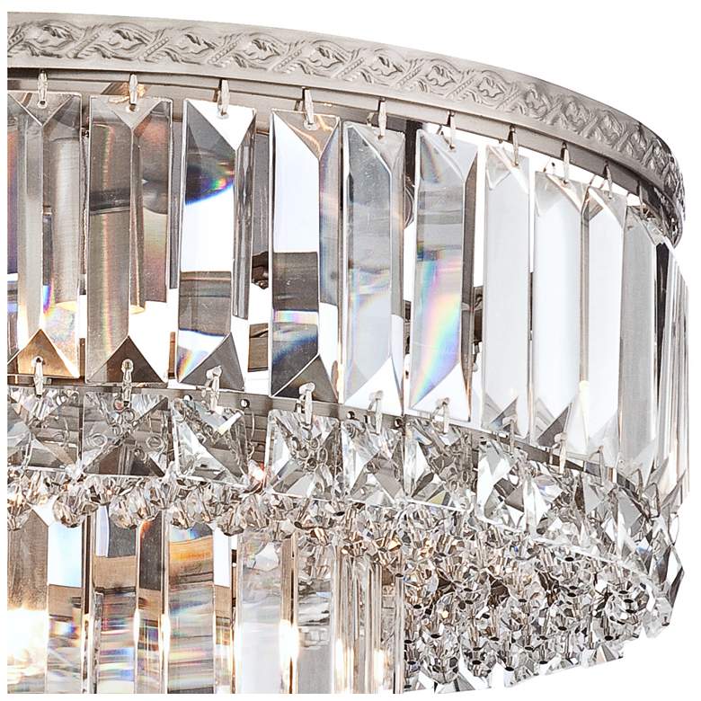 Vienna Full Spectrum Magnificence Nickel and Crystal Ceiling Light thumbnail 4