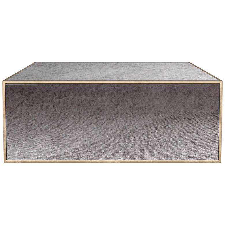Lana Antique Mirrored Coffee Table thumbnail 5