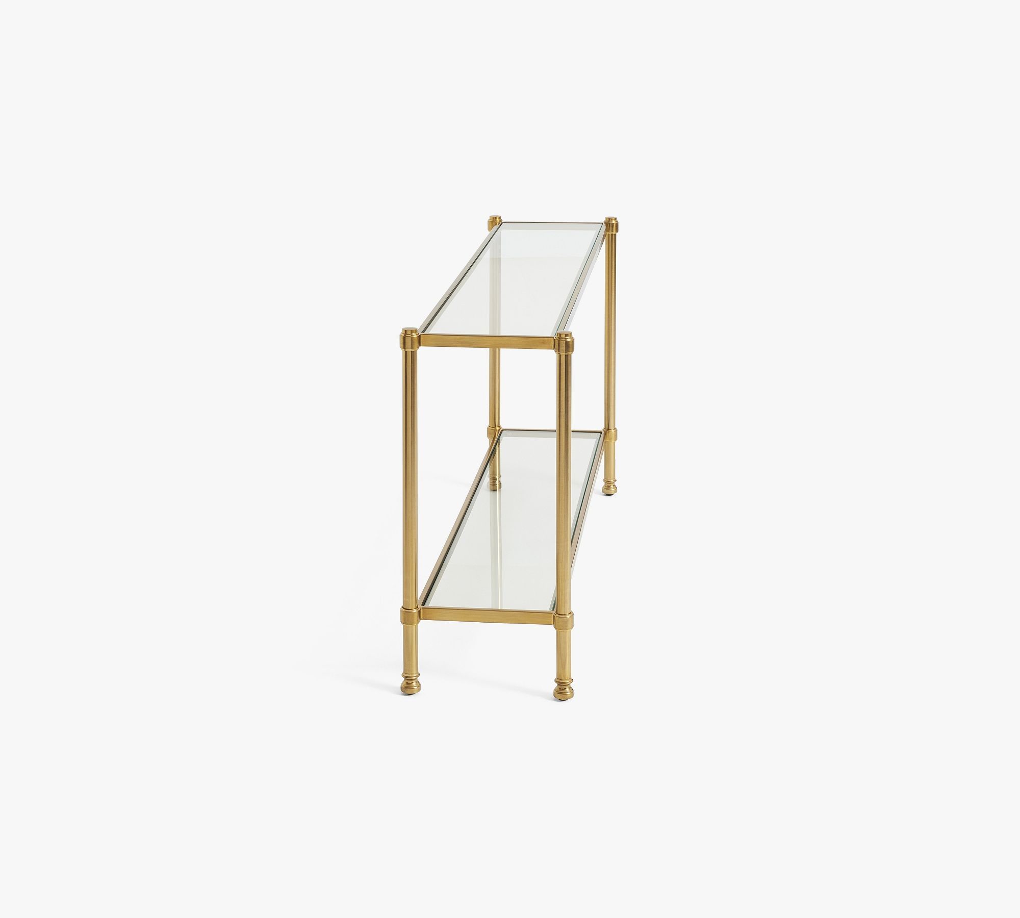 Everson Glass Console Table (58.5") thumbnail 4