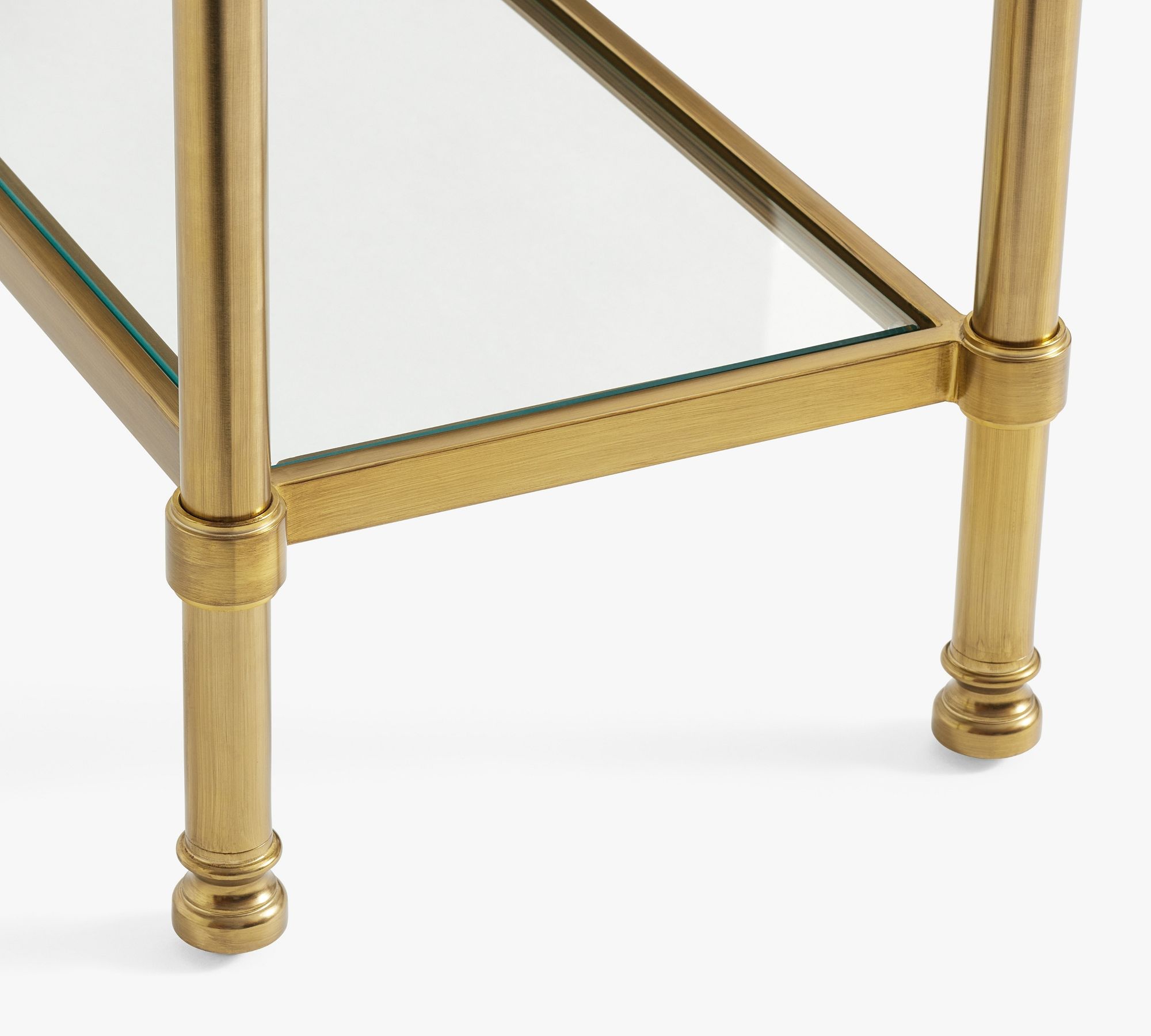 Everson Glass Console Table (58.5") thumbnail 5