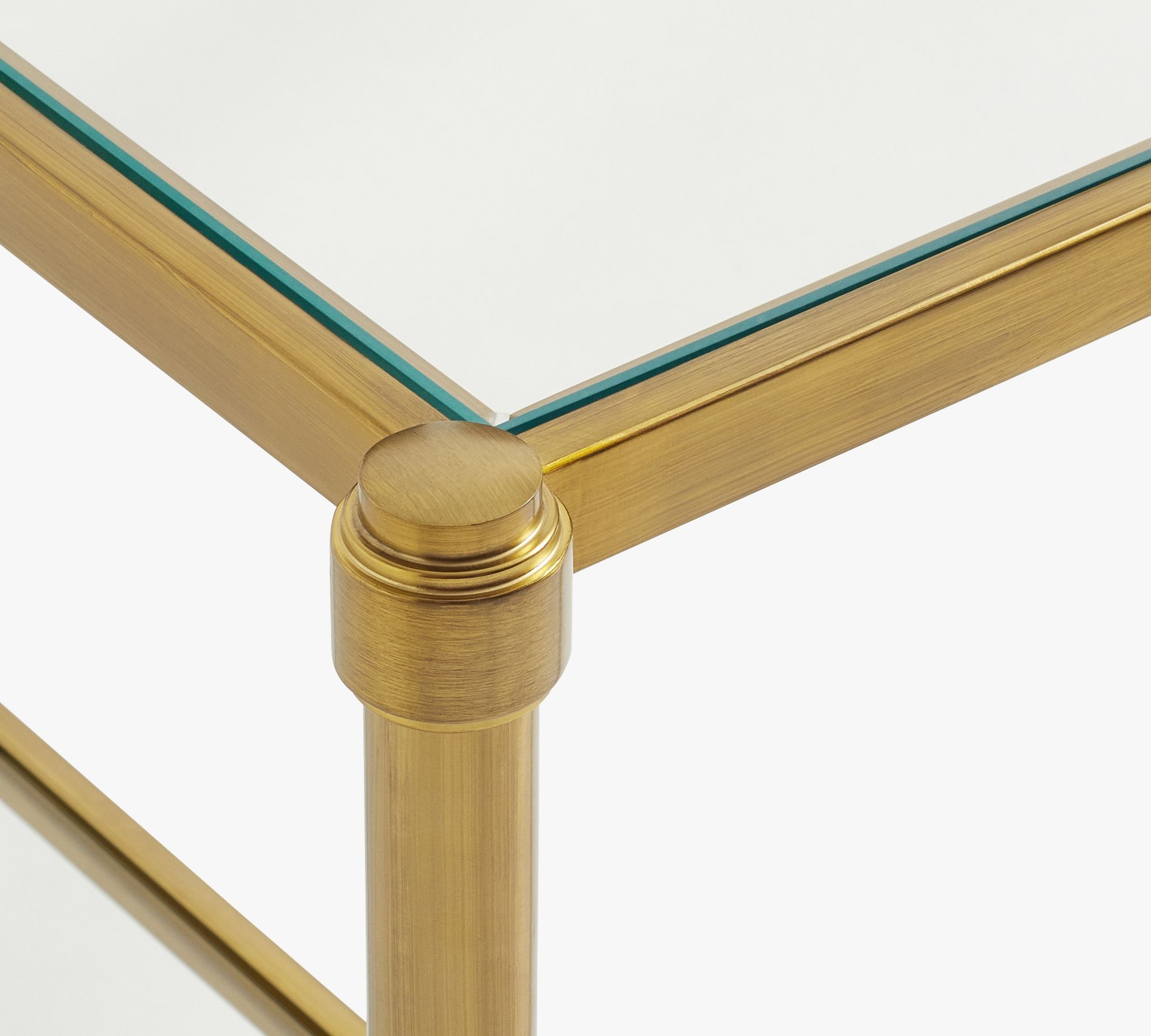 Everson Glass Console Table (58.5") thumbnail 6