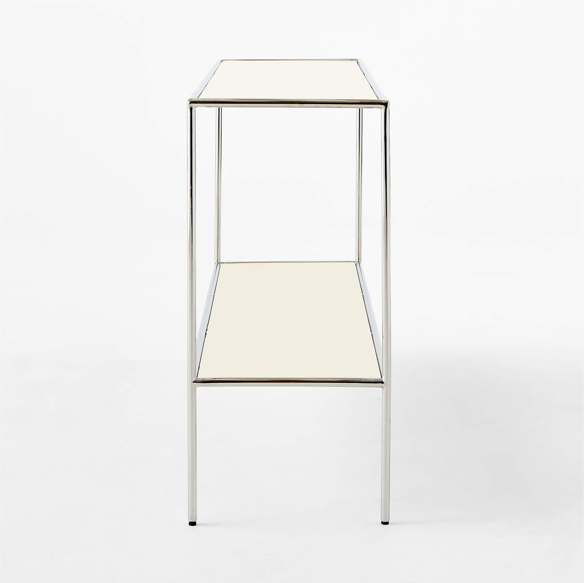 Crain Ivory Enameled Metal Console Table thumbnail 4