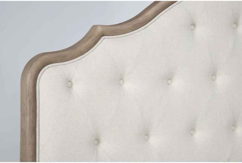 Deliah King Upholstered and Wood Platform Bed-King thumbnail 6