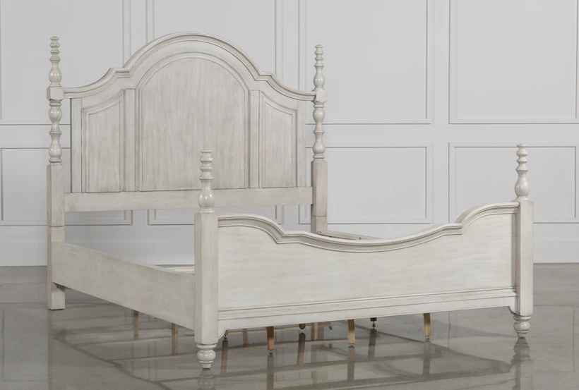 Kincaid White Wood Poster Bed-King thumbnail 3