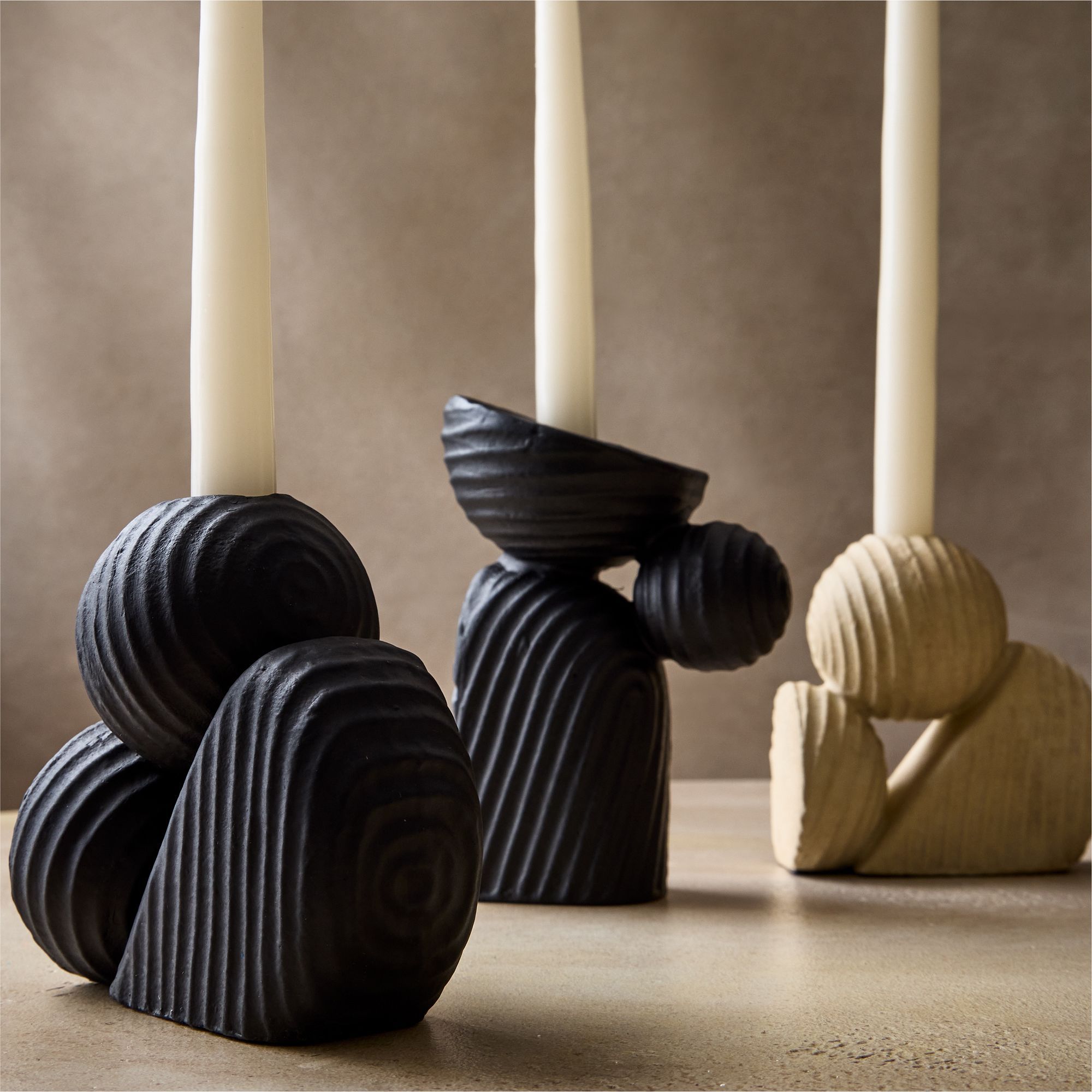 Asher Ceramic Taper Holders Tall thumbnail 3