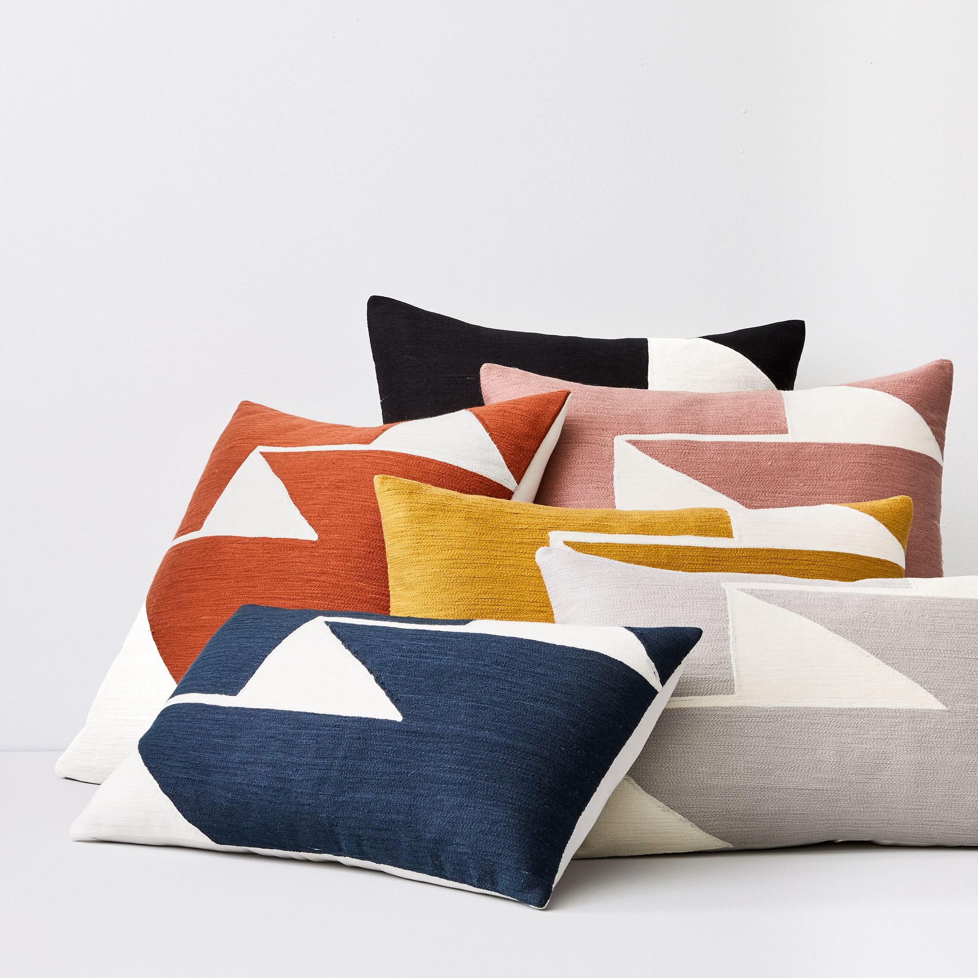 Crewel Steps Pillow Cover 18x18 thumbnail 2