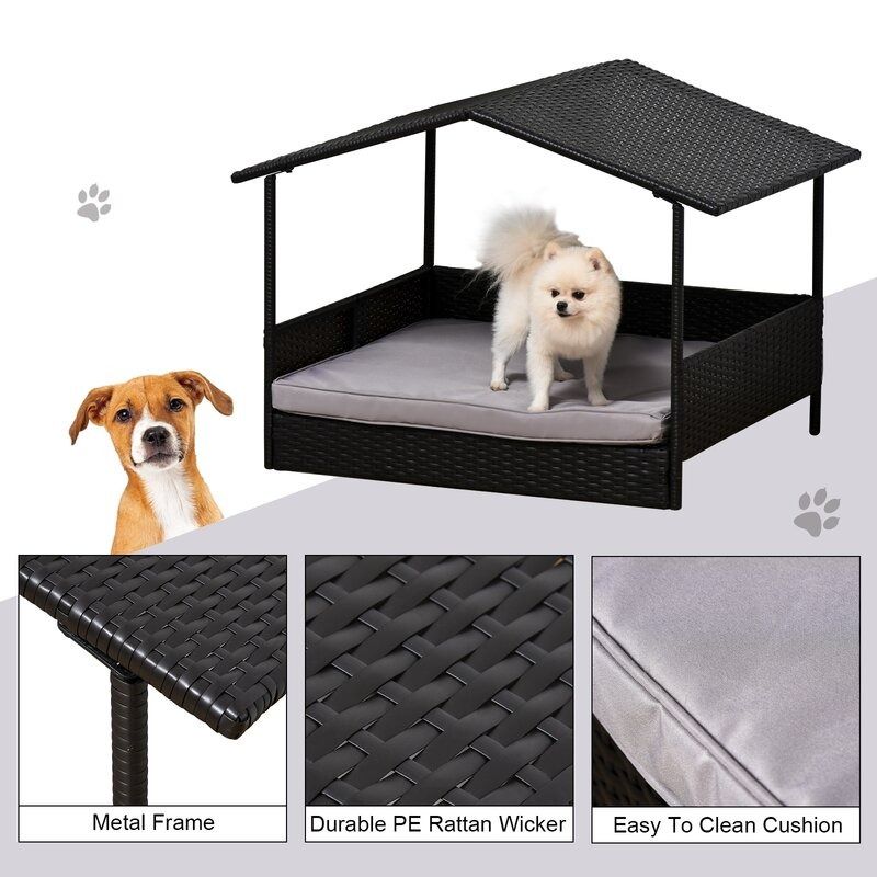 Lininger Wicker Pet Bed thumbnail 7