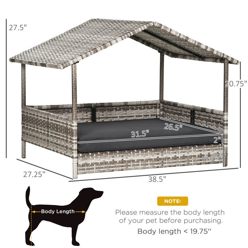 Lininger Wicker Pet Bed thumbnail 8