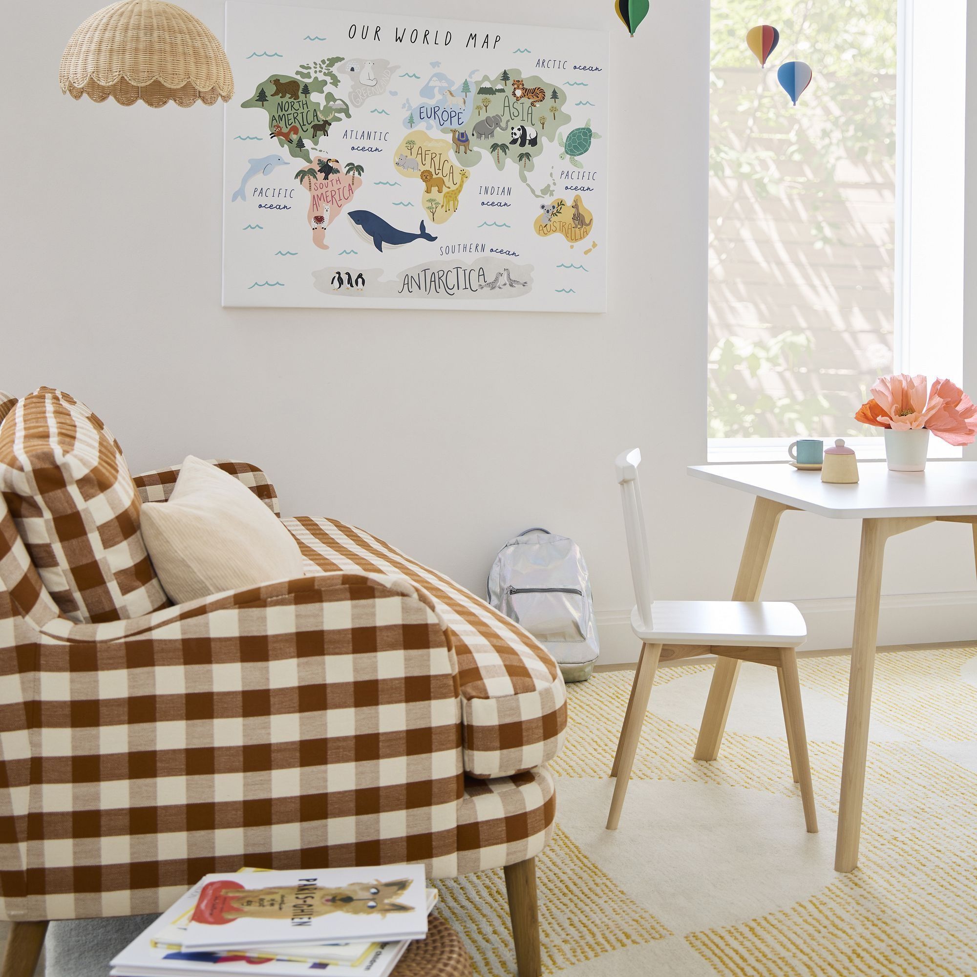 Our World Map Wall Art by Minted for West Elm Kids thumbnail 2