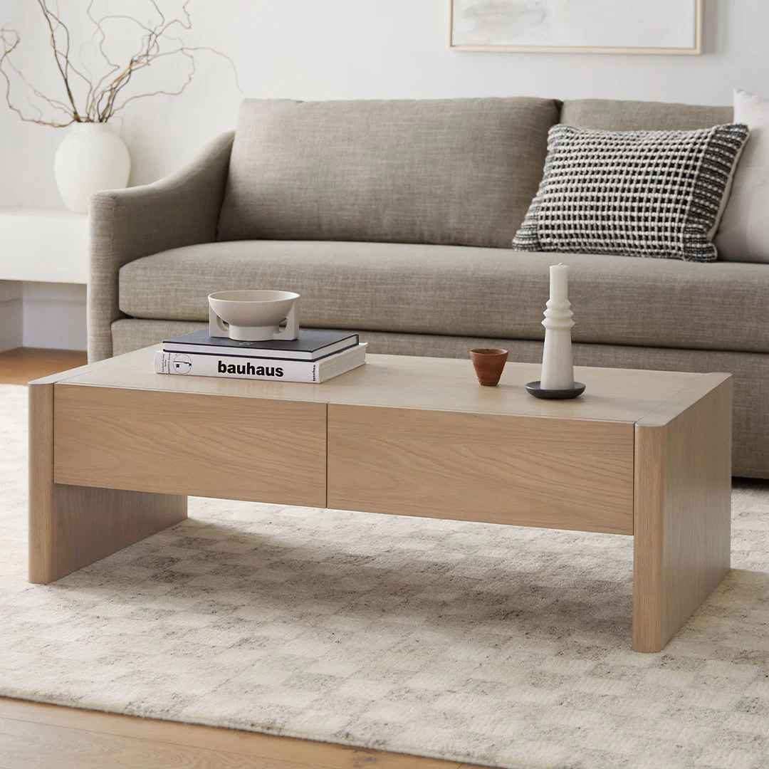 Torme White Oak Coffee Table thumbnail 2
