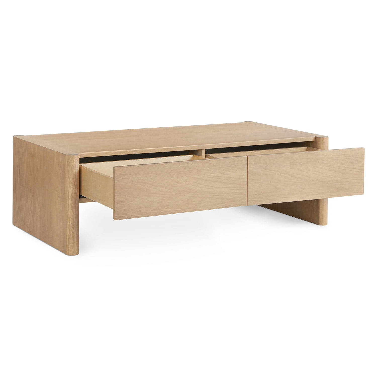 Torme White Oak Coffee Table thumbnail 5