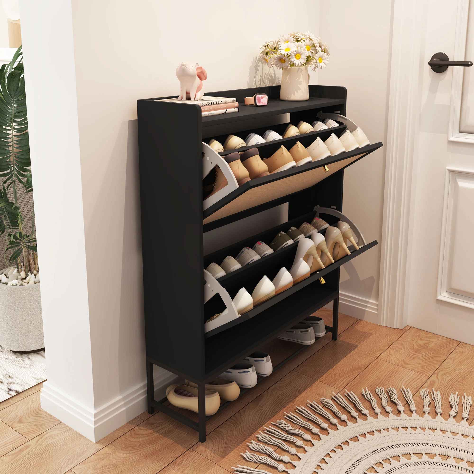 20 Pair Shoe Storage Cabinet thumbnail 3