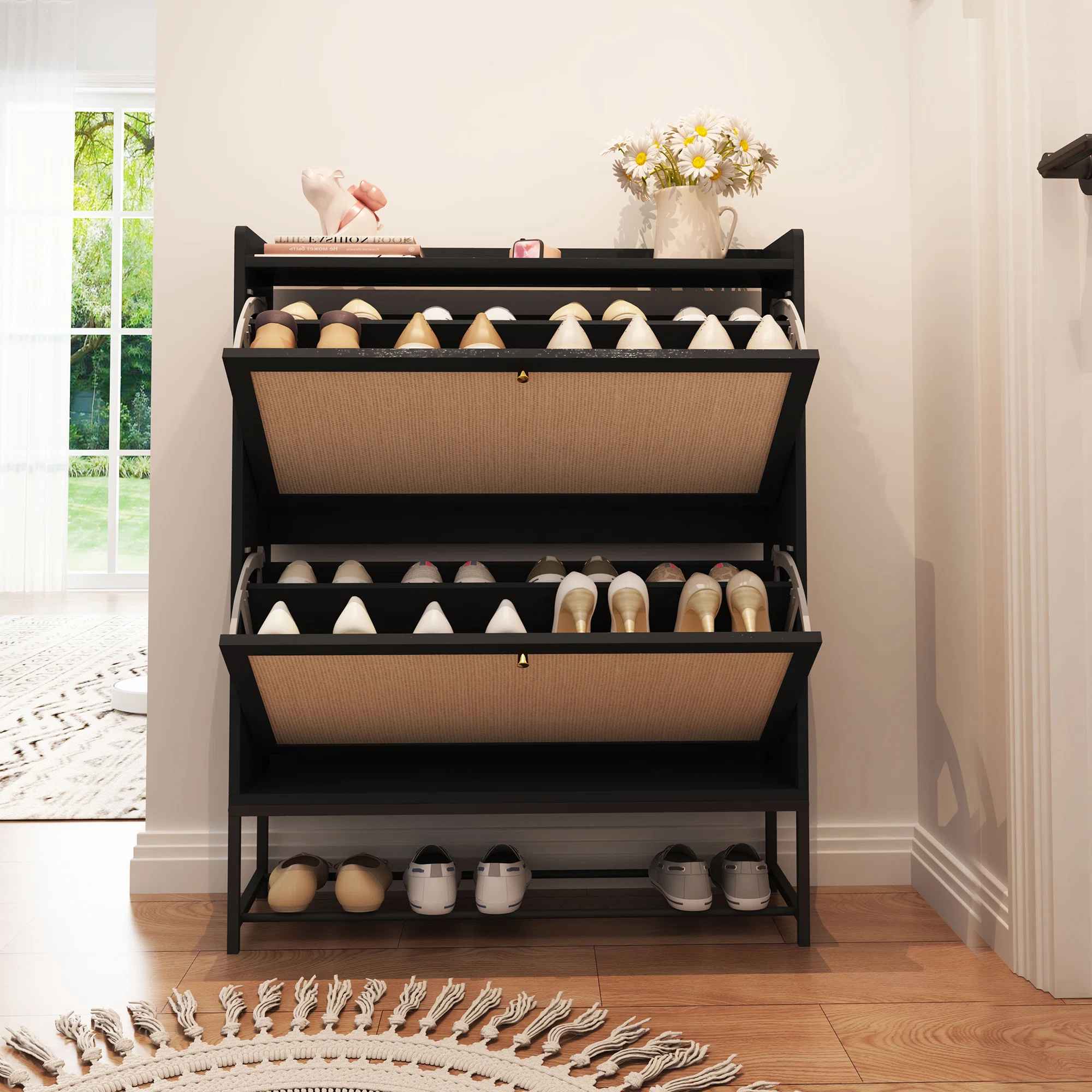 20 Pair Shoe Storage Cabinet thumbnail 4