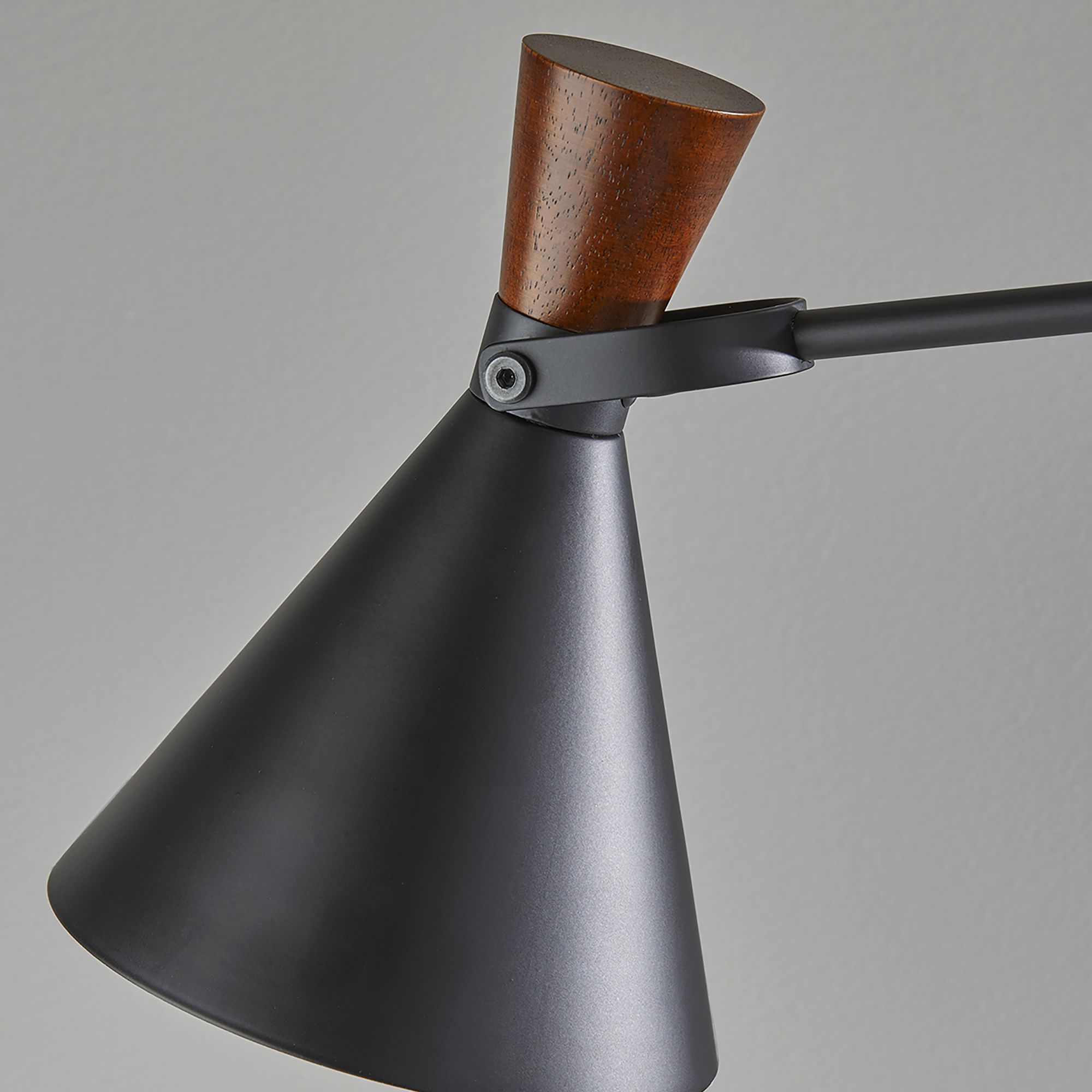 Walnut LED Task Floor Lamp thumbnail 5