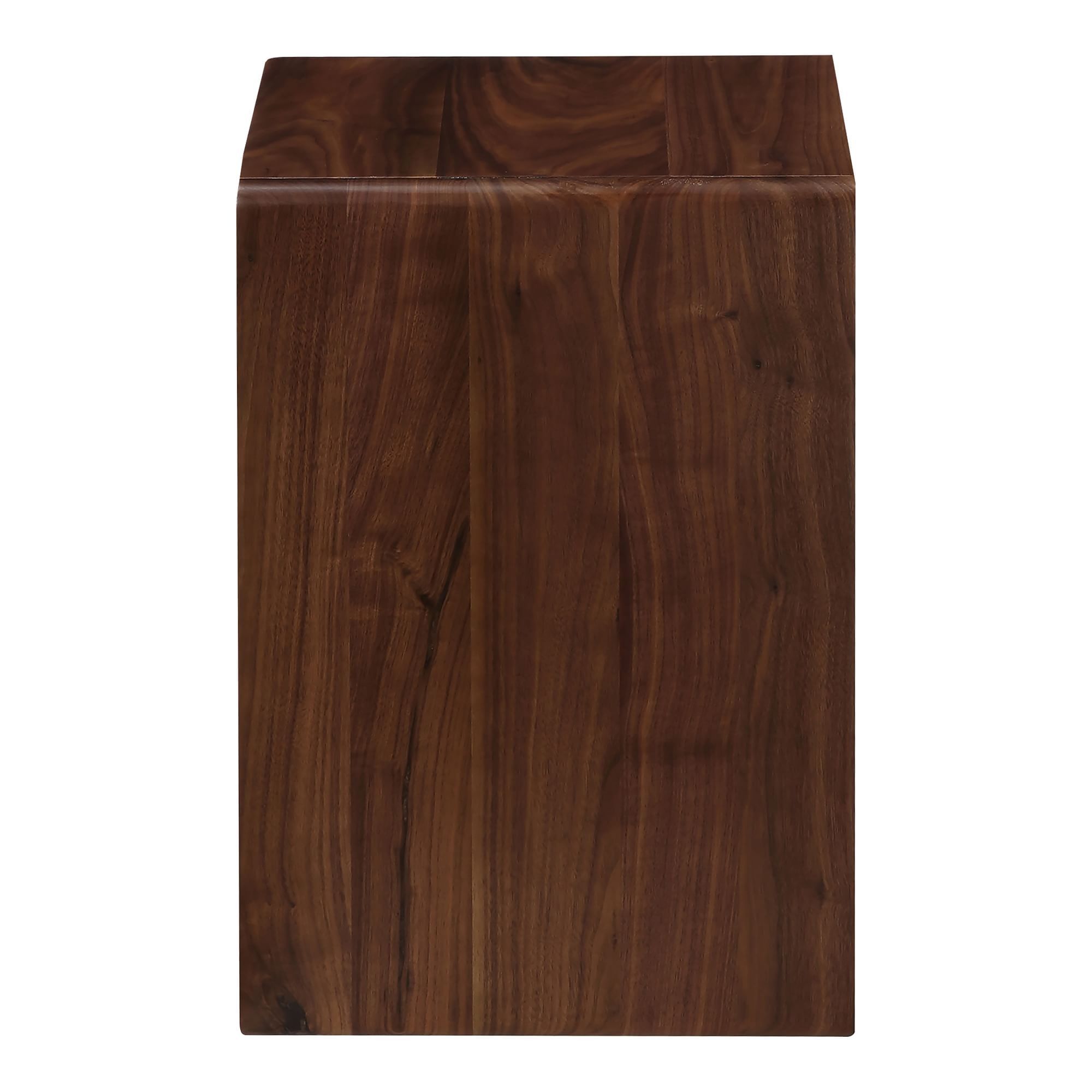 Wood C-Shaped Side Table thumbnail 4