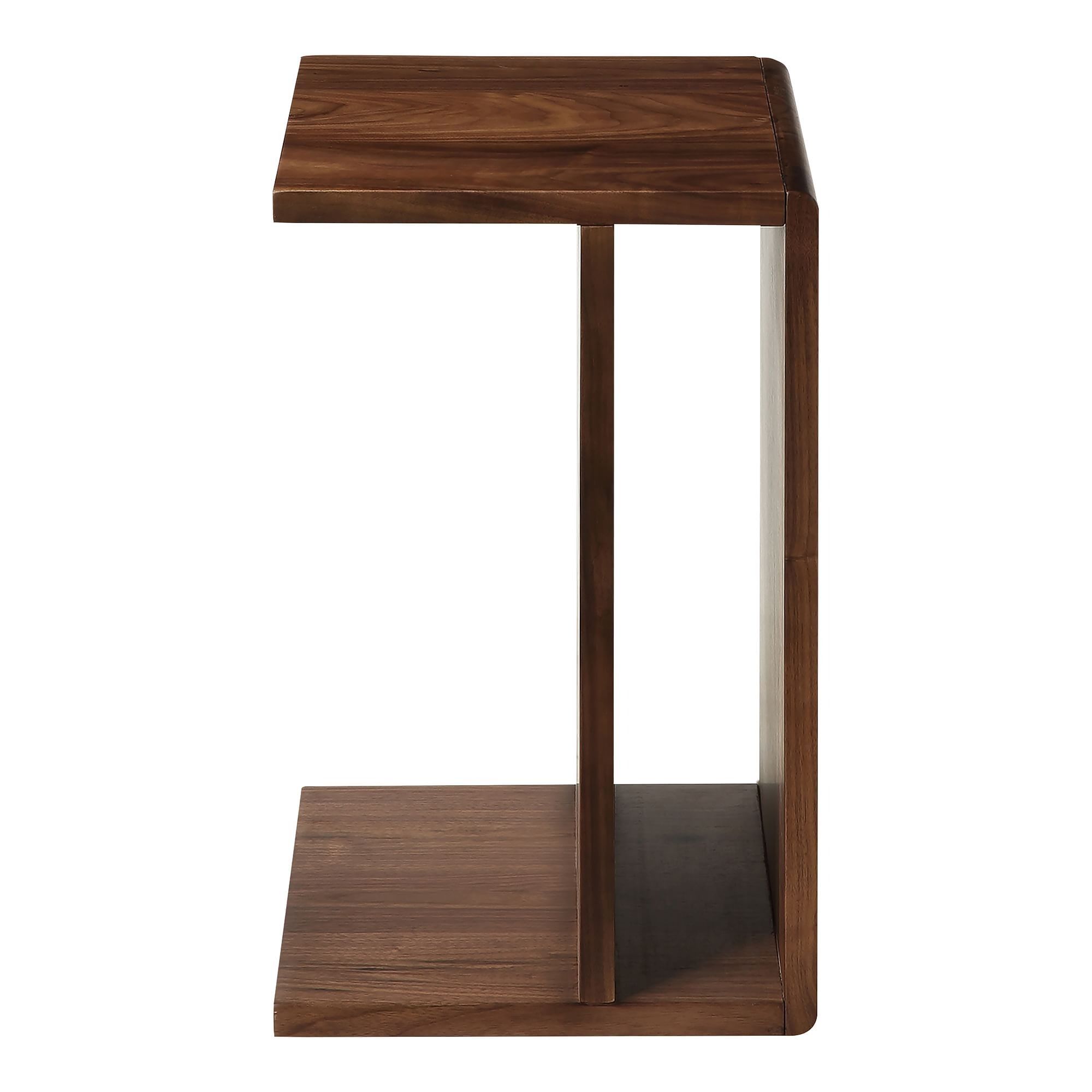 Wood C-Shaped Side Table thumbnail 5