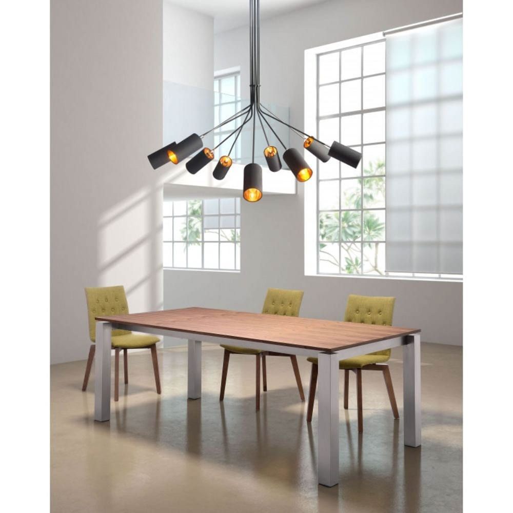 Offex Ambition Ceiling Lamp with Angled Black Frame and Tubular Shades thumbnail 4