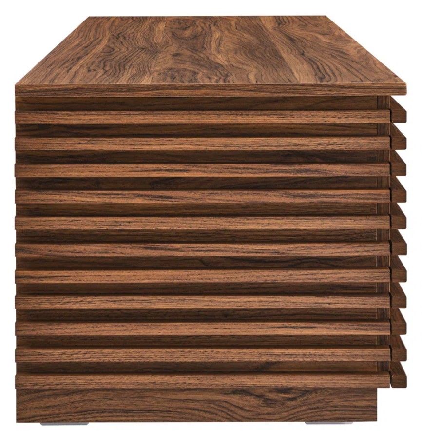 Modway Render 47" Wood Grain Storage Bench thumbnail 3