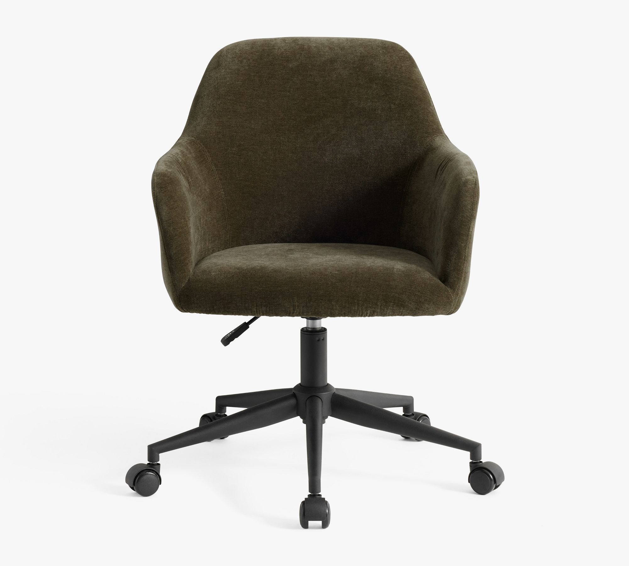Carson Upholstered Swivel Desk Chair thumbnail 3