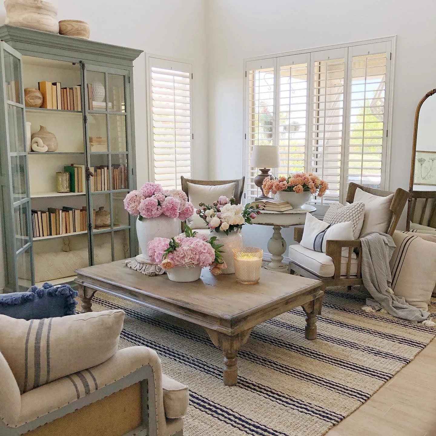 Jute Ticking Flatweave Striped Rug-9'x12' thumbnail 4