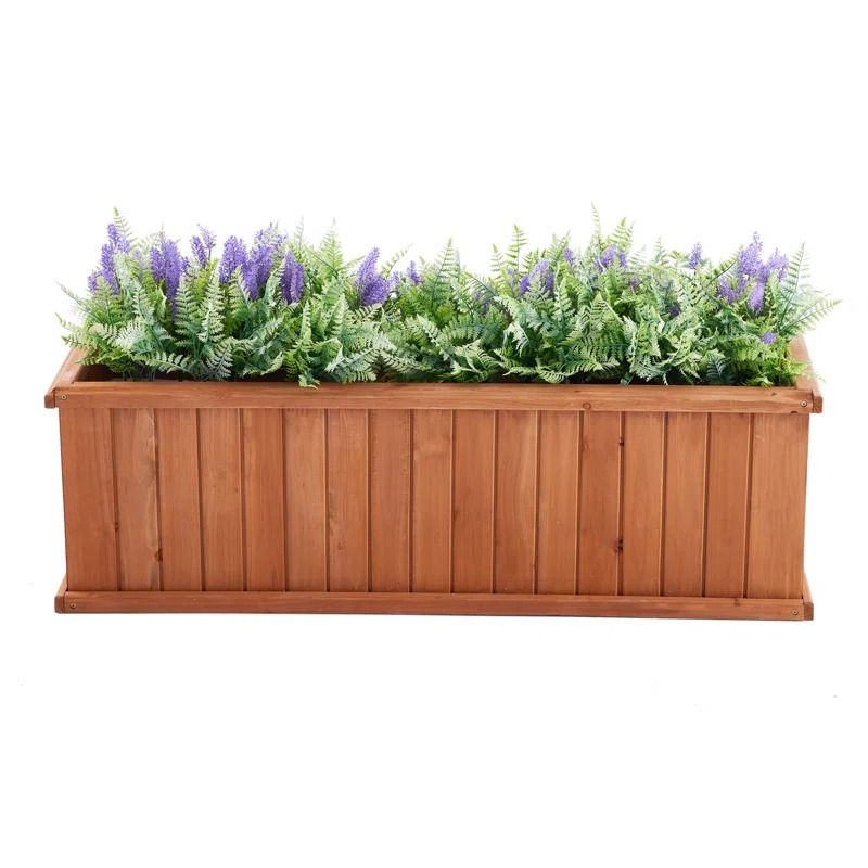 Barros Cedar Outdoor Raised Garden Bed Planter Box thumbnail 3