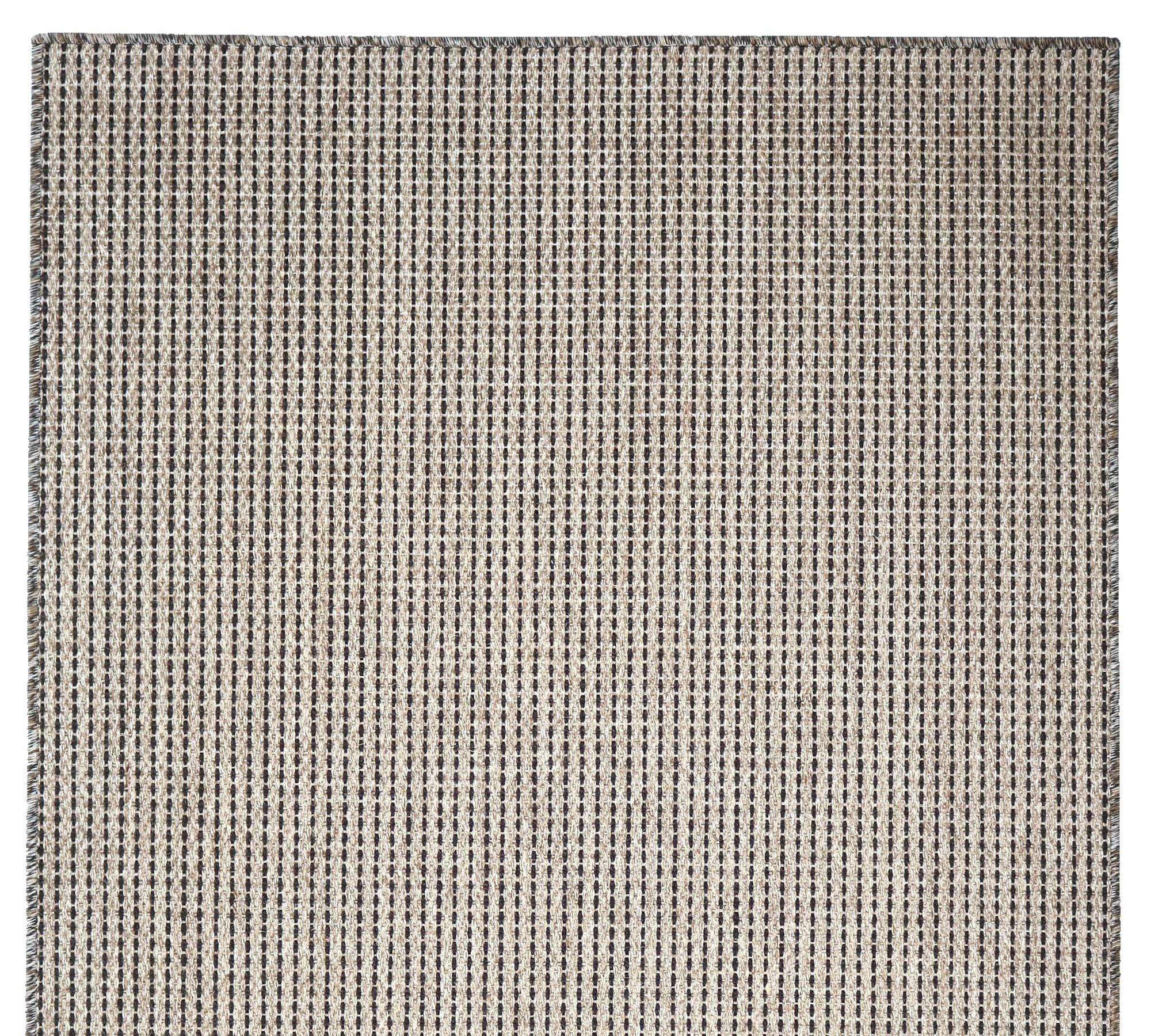 Custom Petite Striped Sisal Rug 12X12 7653 Bark thumbnail 5