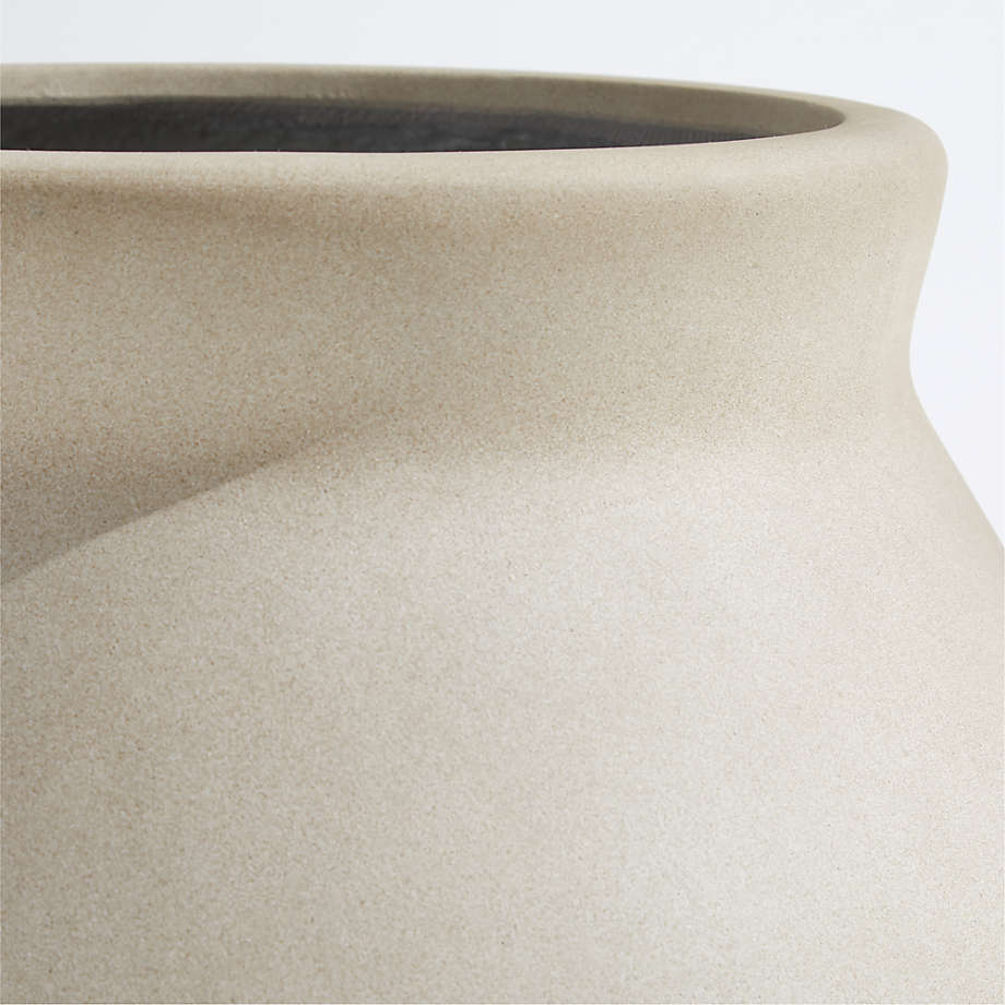 Wabi Large Sand Fiberstone Planter thumbnail 2