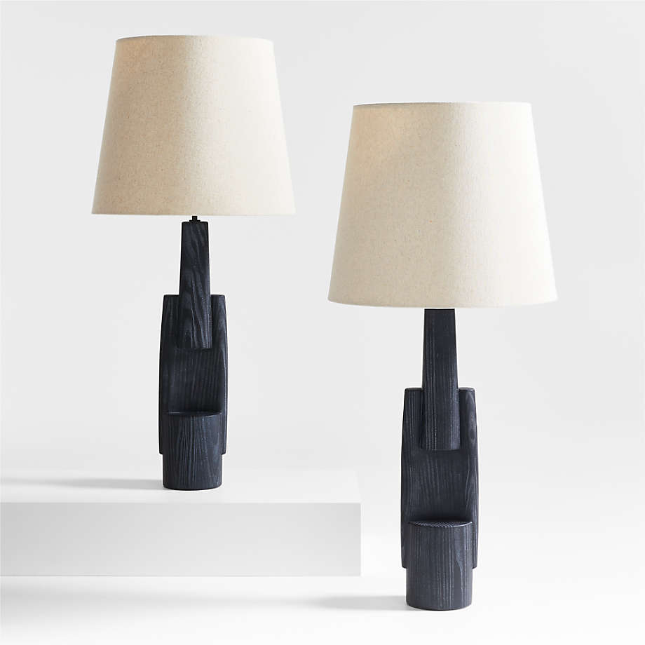 Iommi Sculptural Wood Table Lamp thumbnail 2