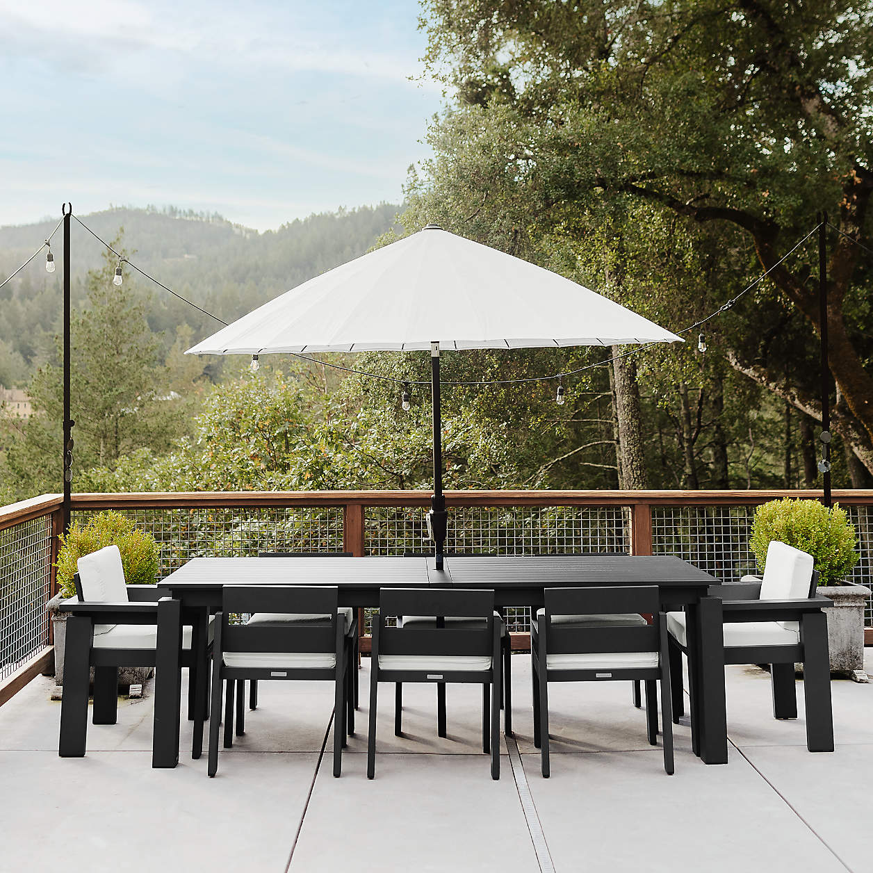 Walker Metal Outdoor Dining Side Chair thumbnail 2