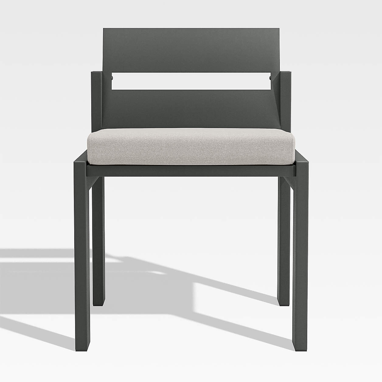 Walker Metal Outdoor Dining Side Chair thumbnail 3