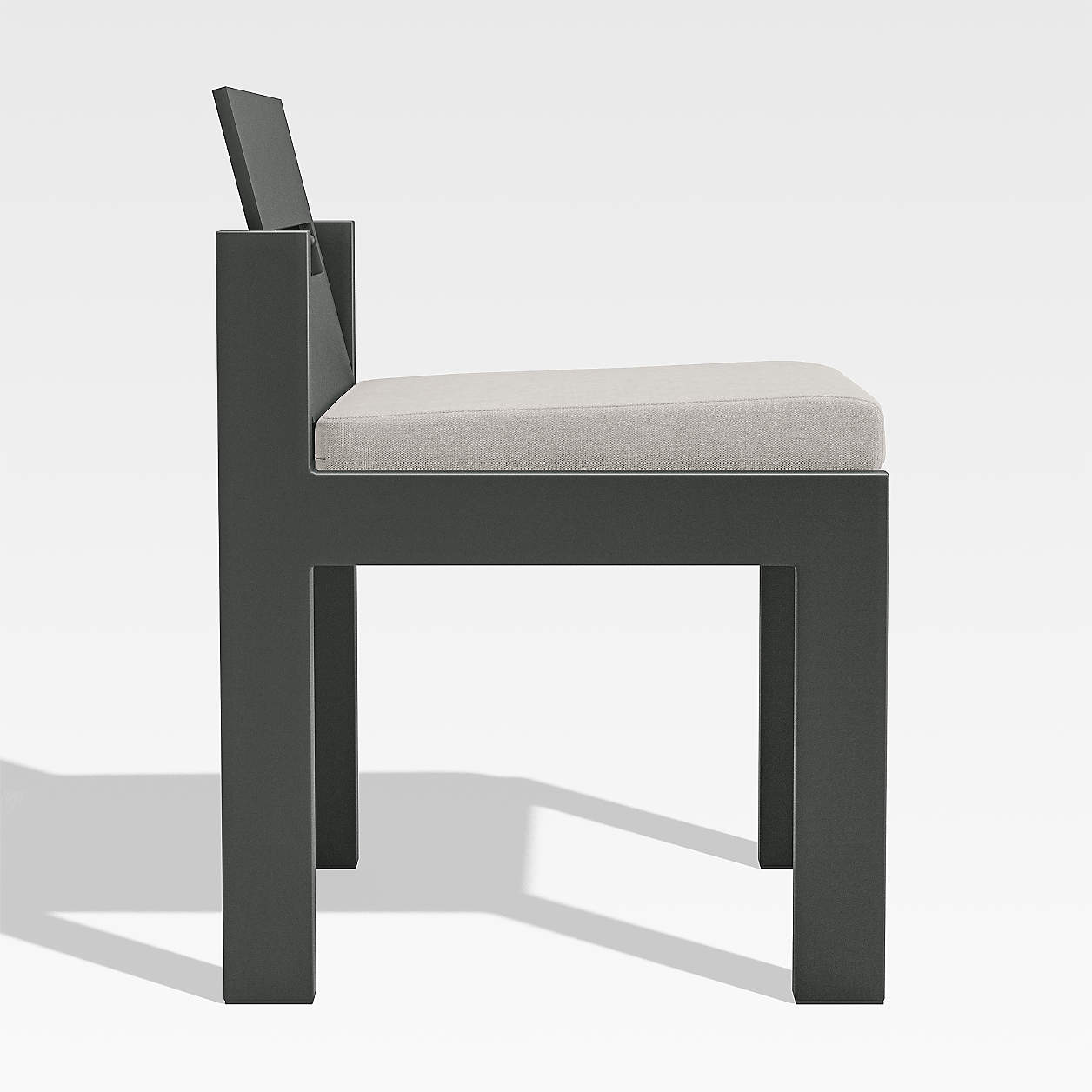 Walker Metal Outdoor Dining Side Chair thumbnail 4