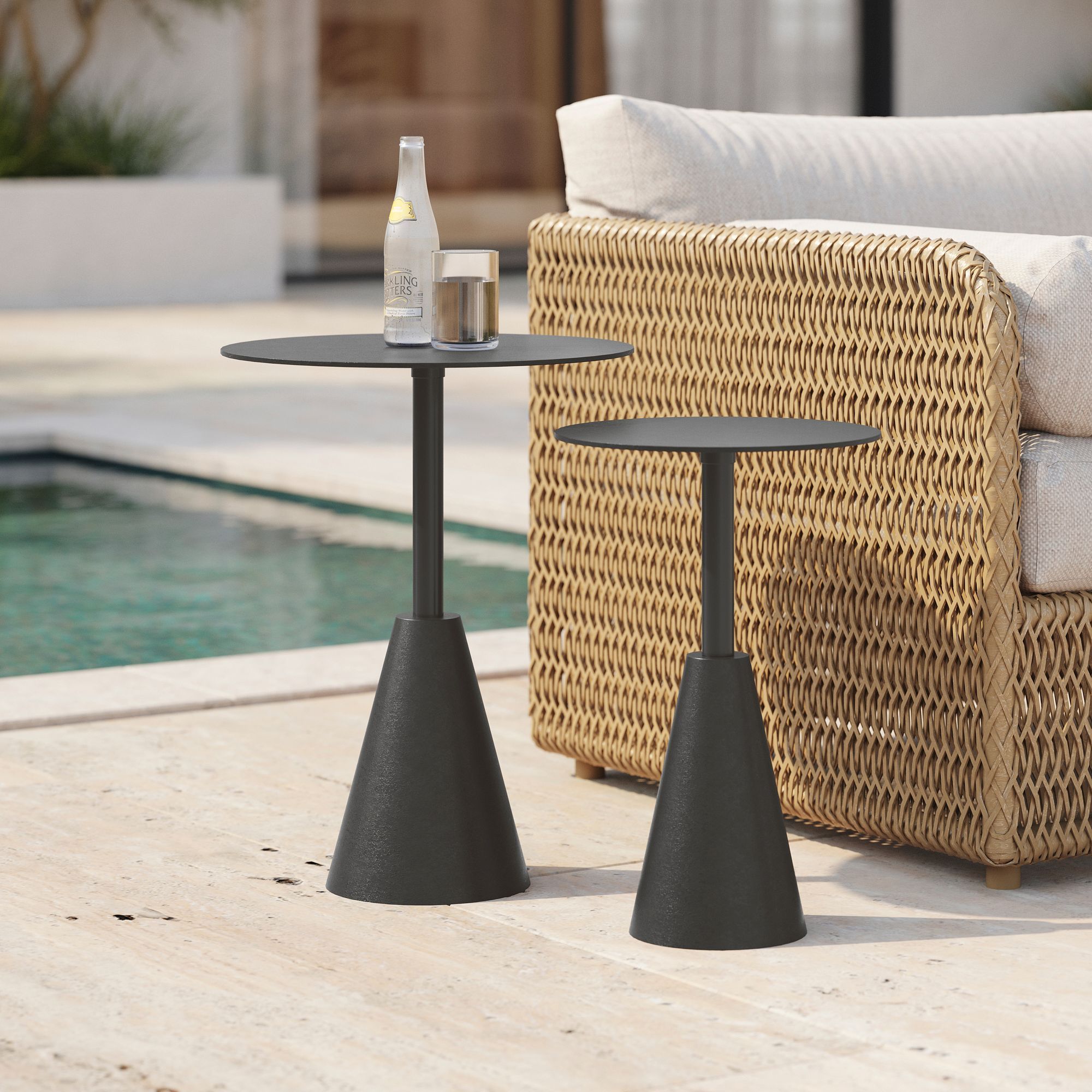 Tyra Outdoor Nesting Side Table Large thumbnail 2
