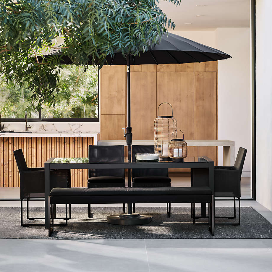 Dune 76 Outdoor Glass Dining Table thumbnail 2
