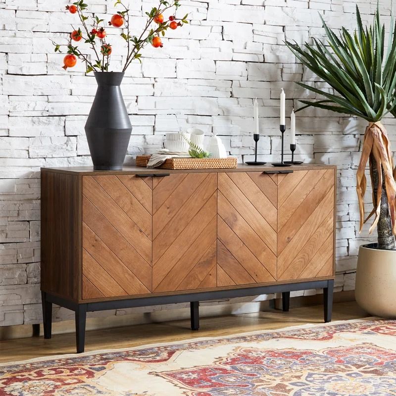Whetsel Modern 55 Wide 4 Door Sideboard thumbnail 2