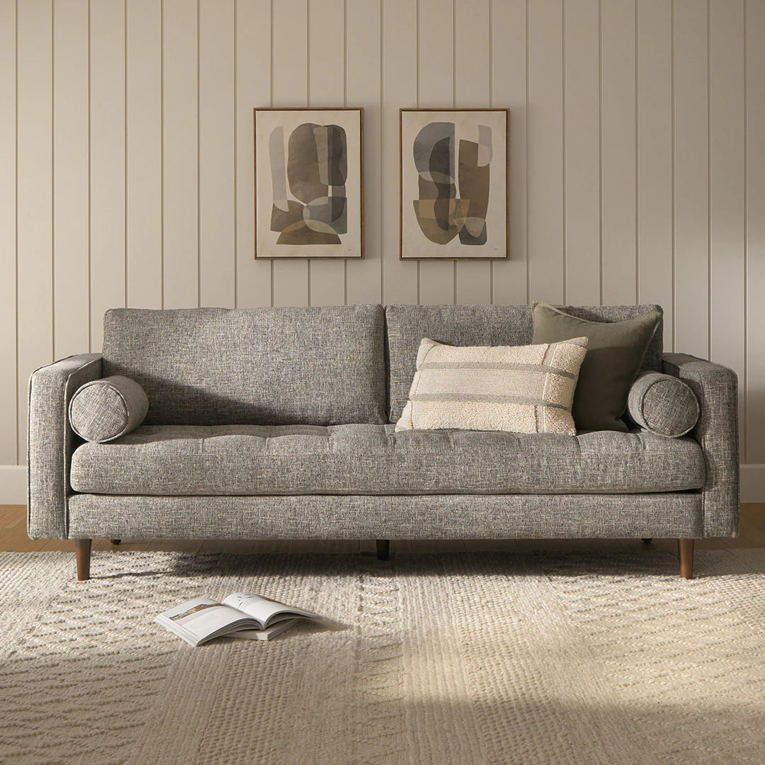 Sven 88 Tufted Sofa Briar Gray thumbnail 2