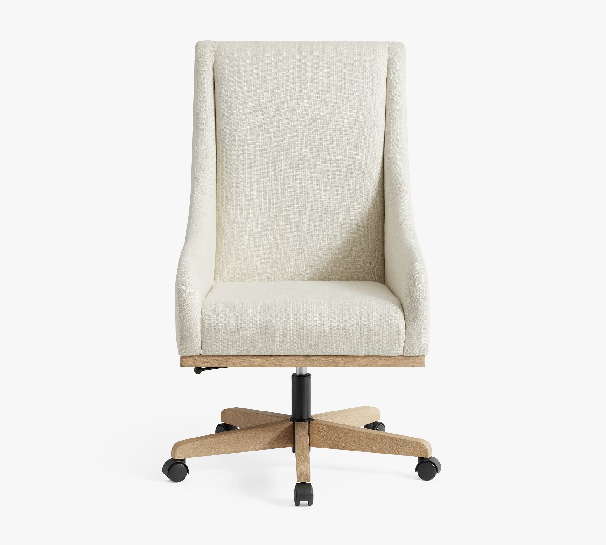 York Upholstered Swivel Desk Chair thumbnail 3