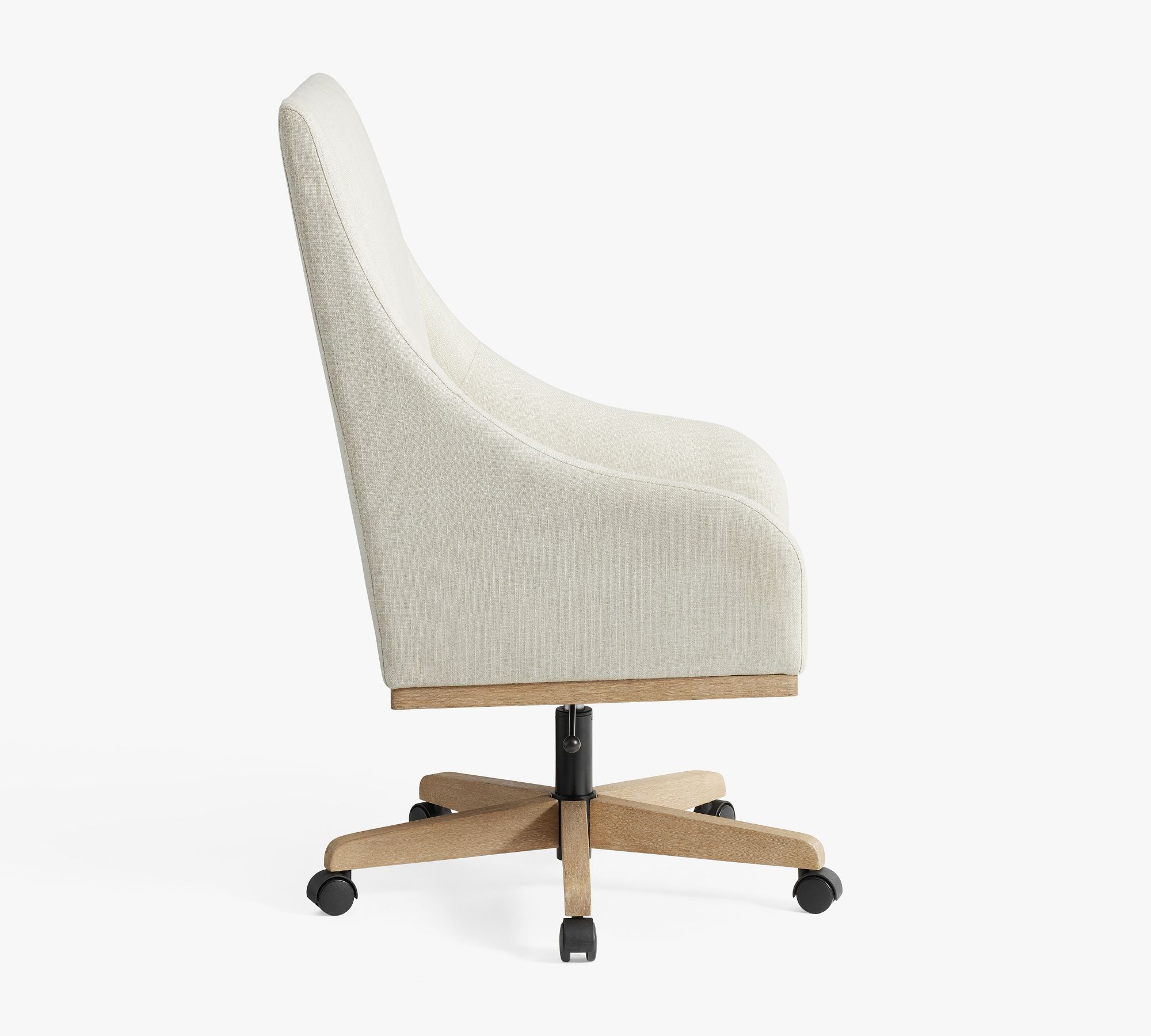 York Upholstered Swivel Desk Chair thumbnail 4