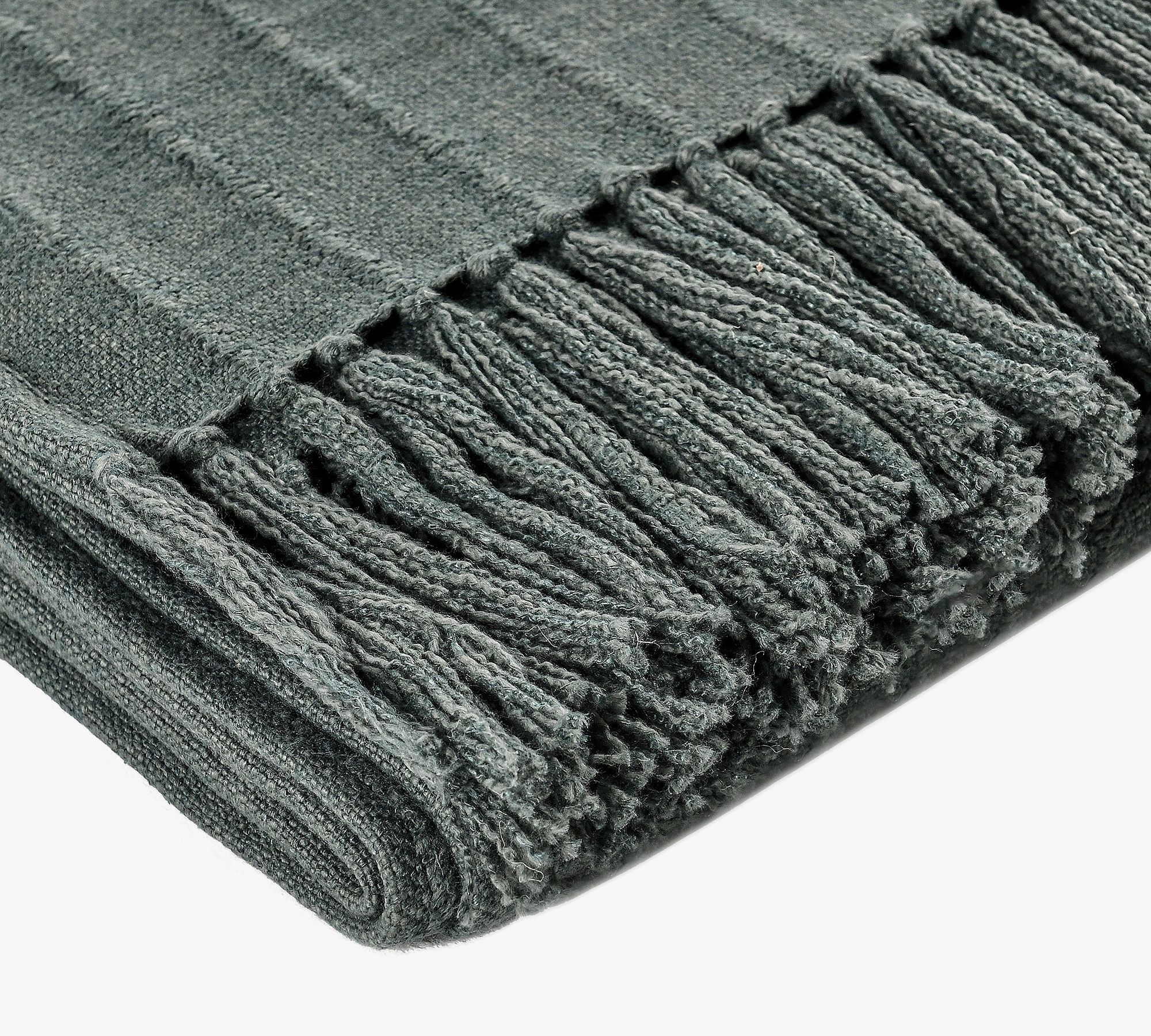 Busto Textured Striped Throw thumbnail 2