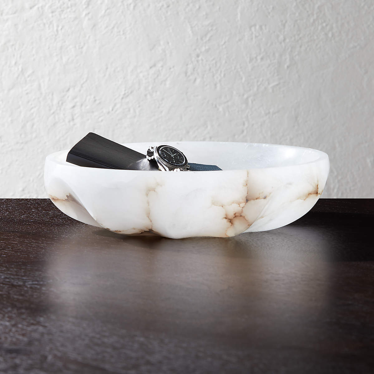 Oyster Alabaster Catchall By Kara Mann thumbnail 3