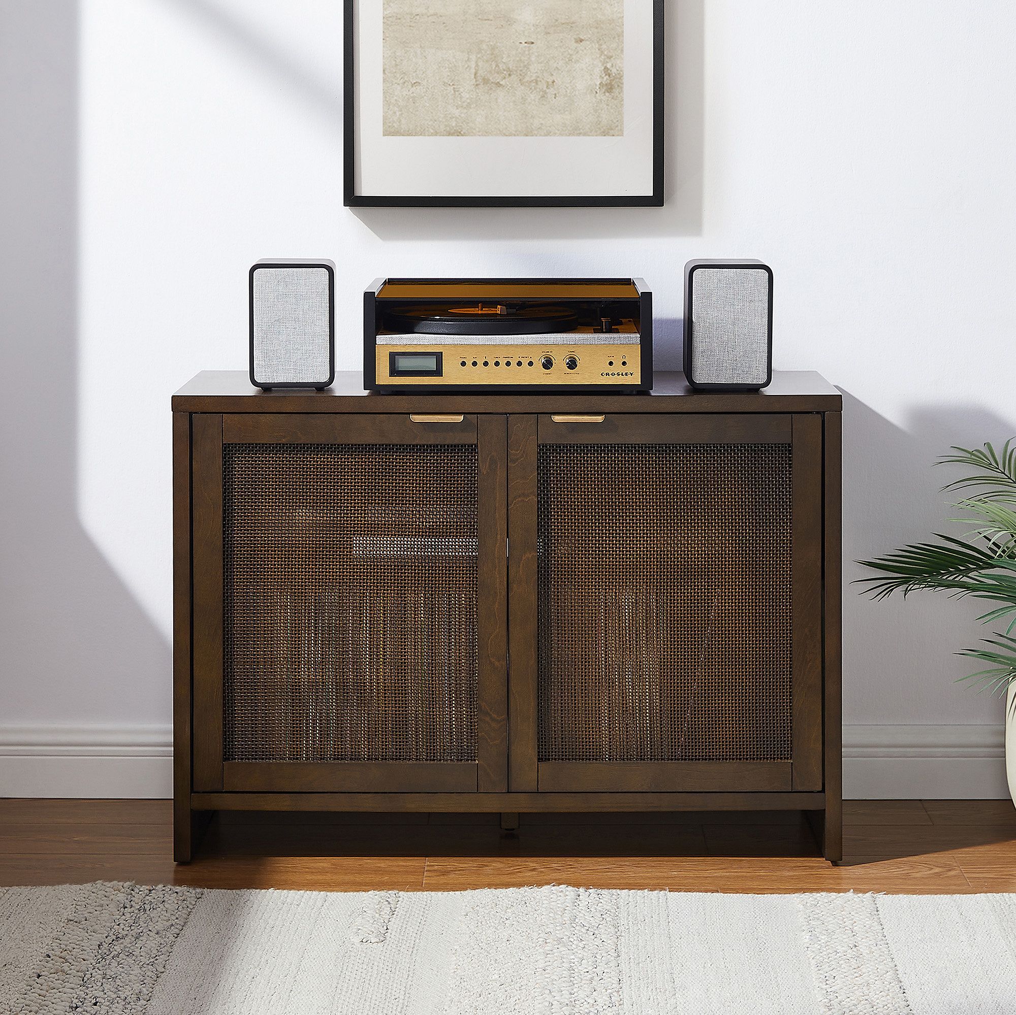 Crosley Kenji Record Storage Media Console thumbnail 2