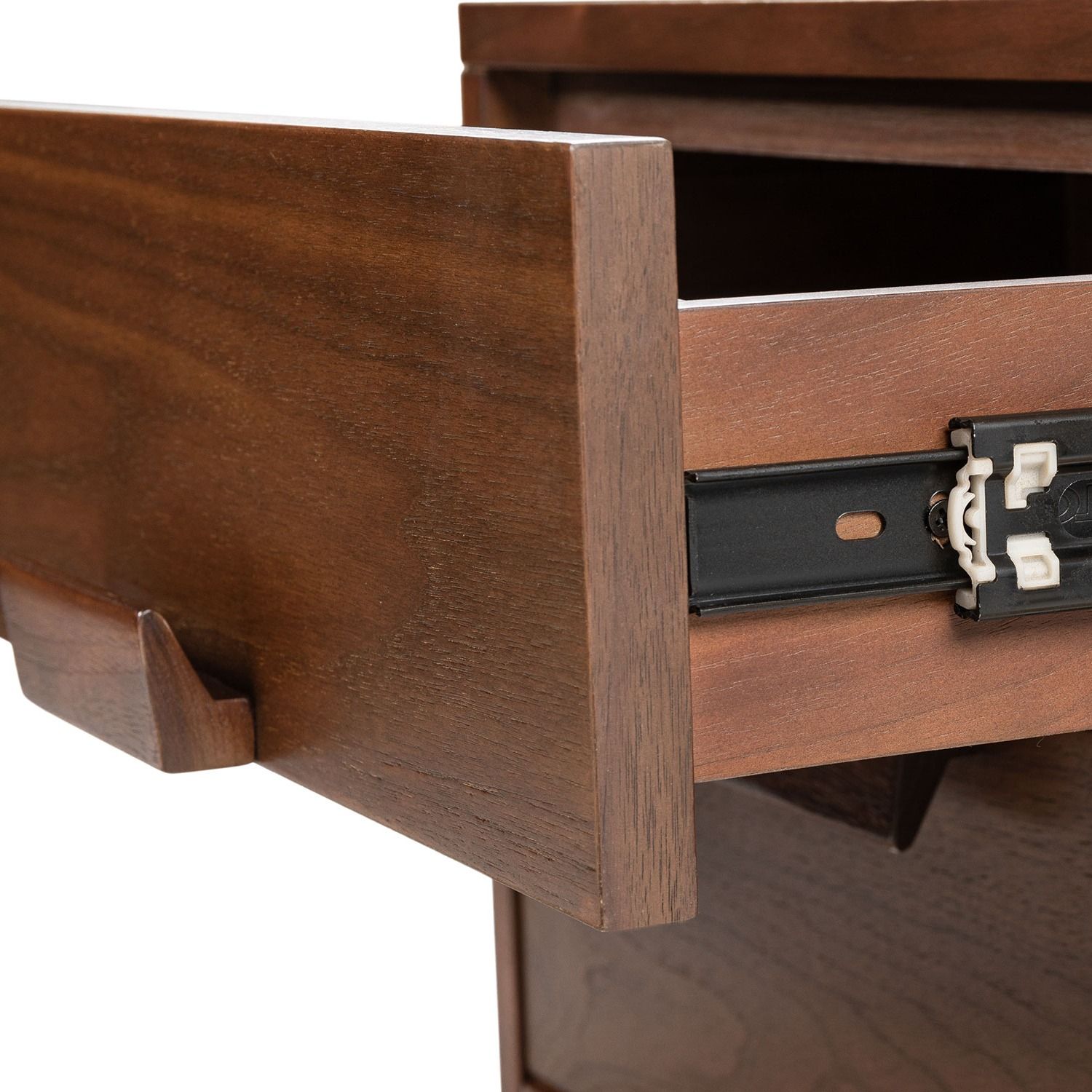 Vireo Walnut 2-Drawer Nightstand thumbnail 6