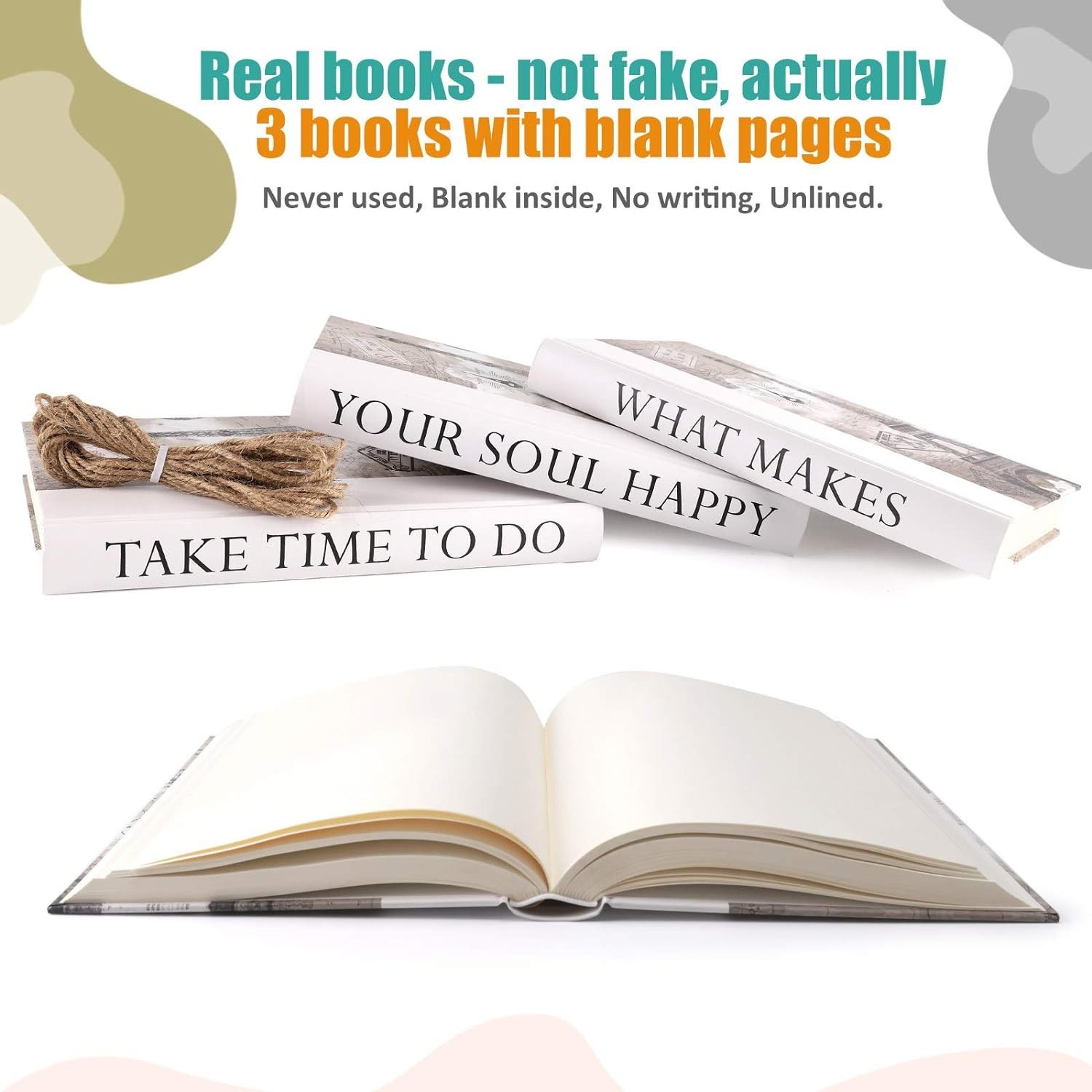 3 Piece Take Quote Decorative Book Set thumbnail 4