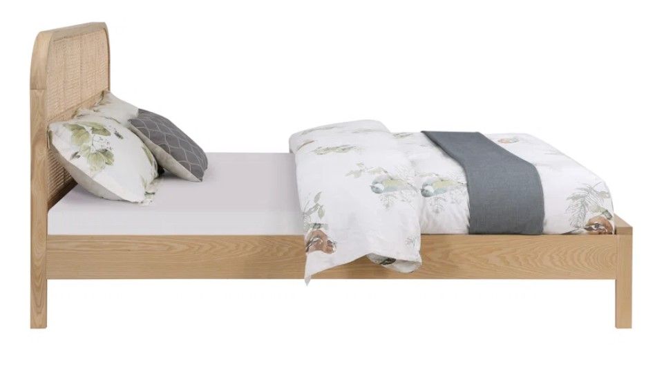Liliana Wood Cane Platform Bed thumbnail 4