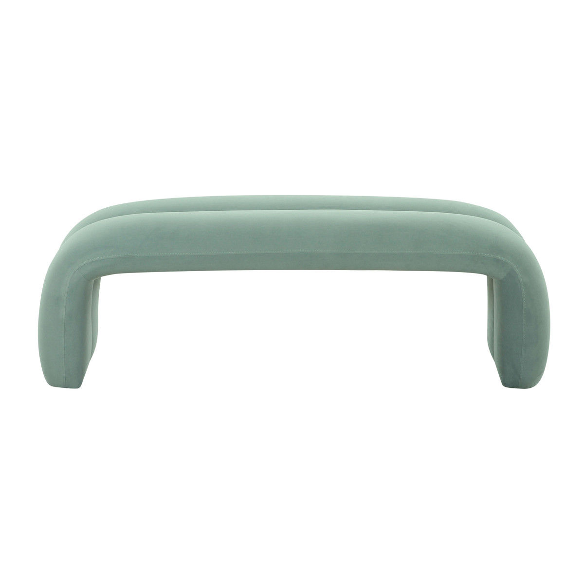 Layla Green Velvet Bench thumbnail 3