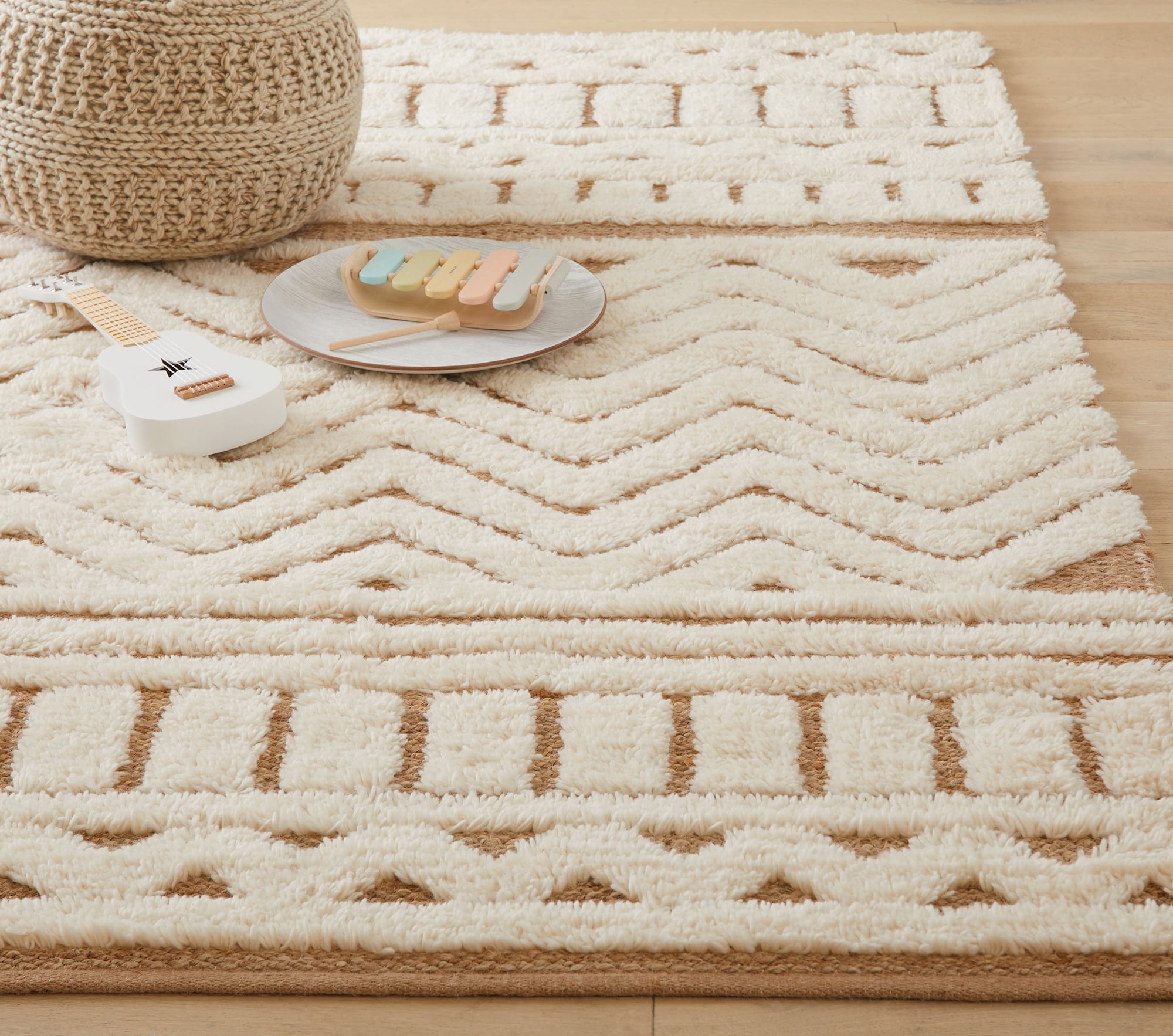 Jute Shag Rug-5'x8' thumbnail 4