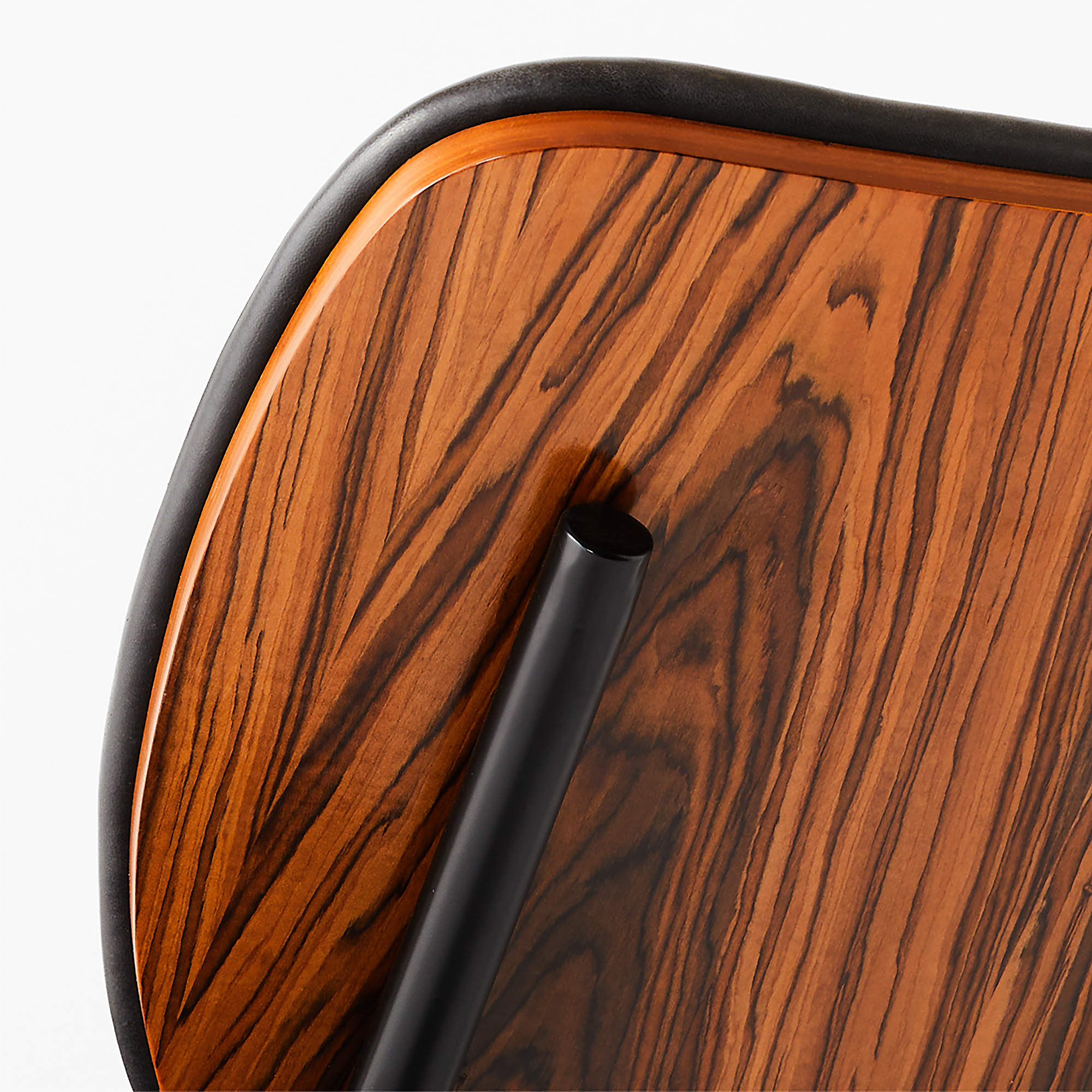 Bese Black Leather Rocking Chair thumbnail 6